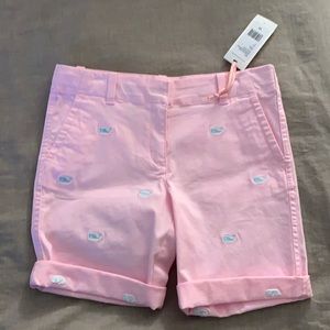 Pink Vineyard Vines jean shorts